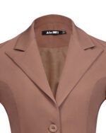 کراپ کت بلیزر قهوه ای - Image 3